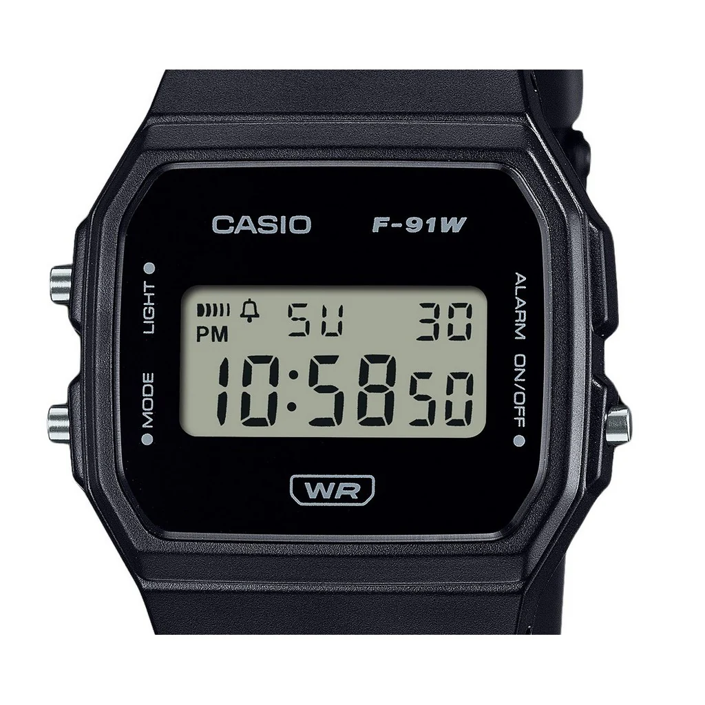 Casio POP Series Unisex Black Digital Watch - Image 3