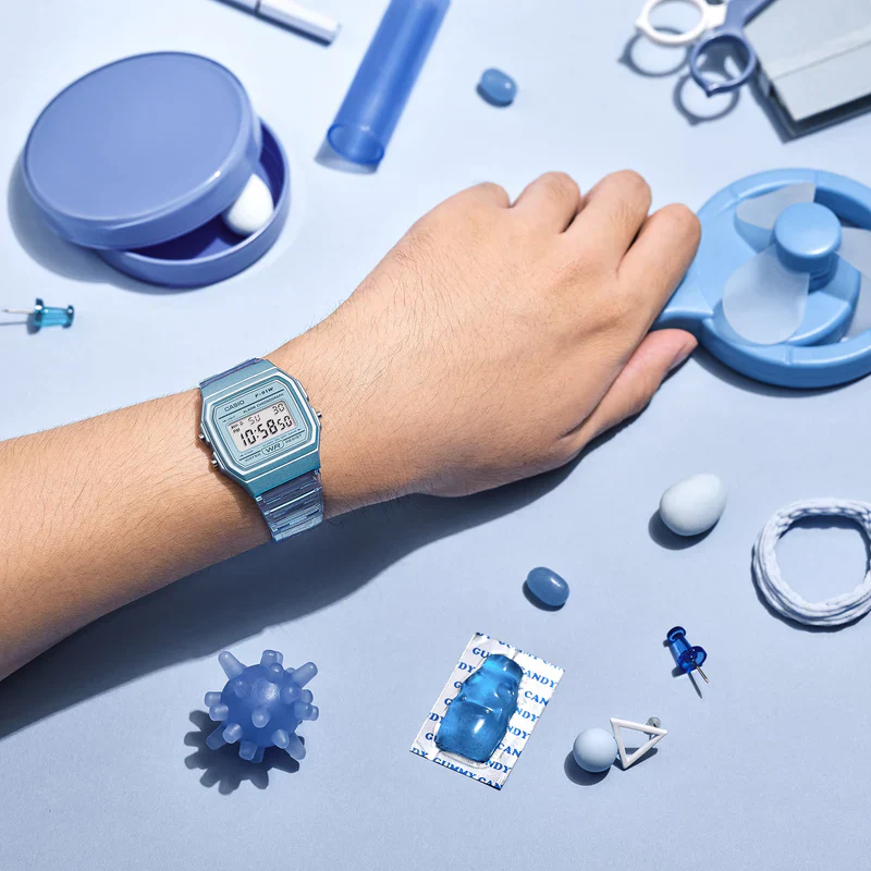 Casio POP Series Unisex Blue Digital Watch - Image 2