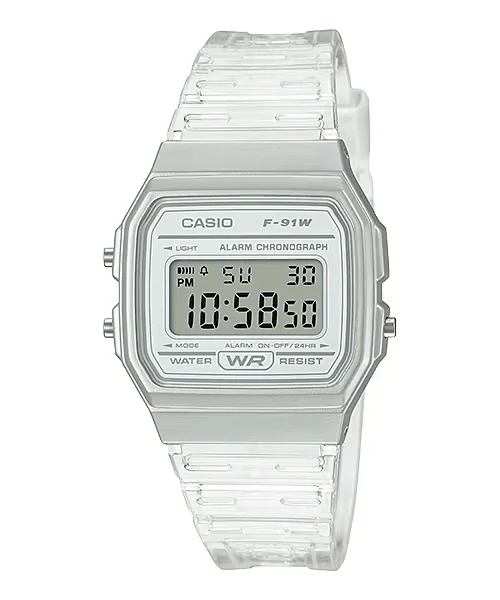 Casio POP Series Unisex White Digital Watch