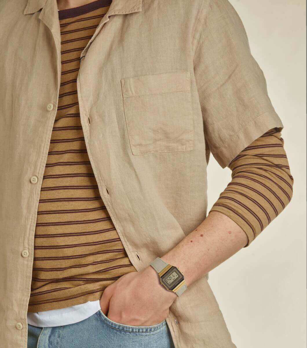 Casio Retro Vintage A700 Unisex Grey Watch - Image 4