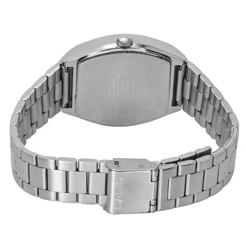 Casio Square Unisex Blue Silver Watch - Image 2