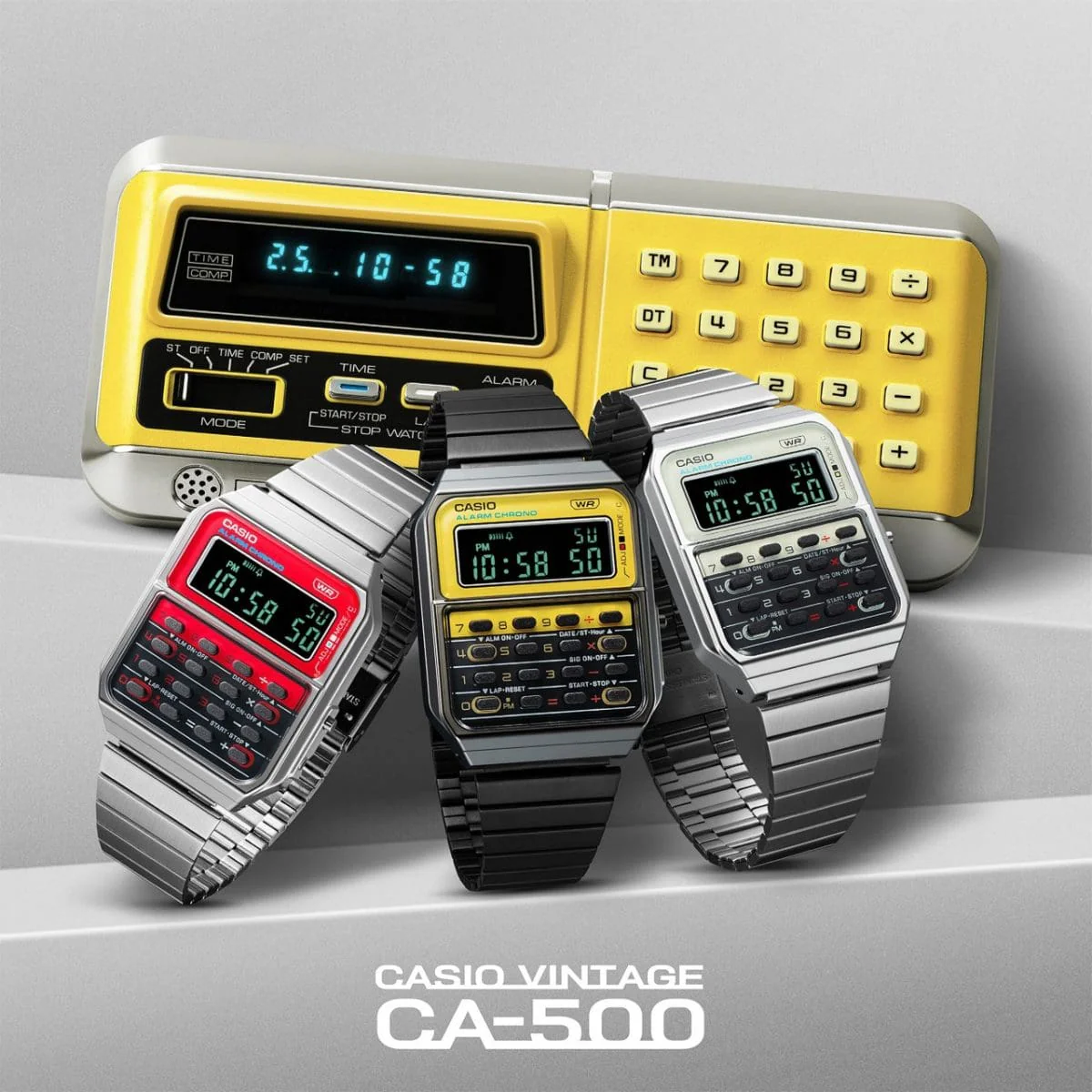 Casio Vintage Digital Calculator Unisex Watch - Image 2