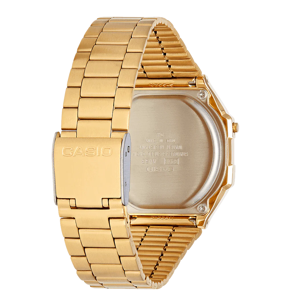 Casio Vintage Unisex Gold Watch - Image 3