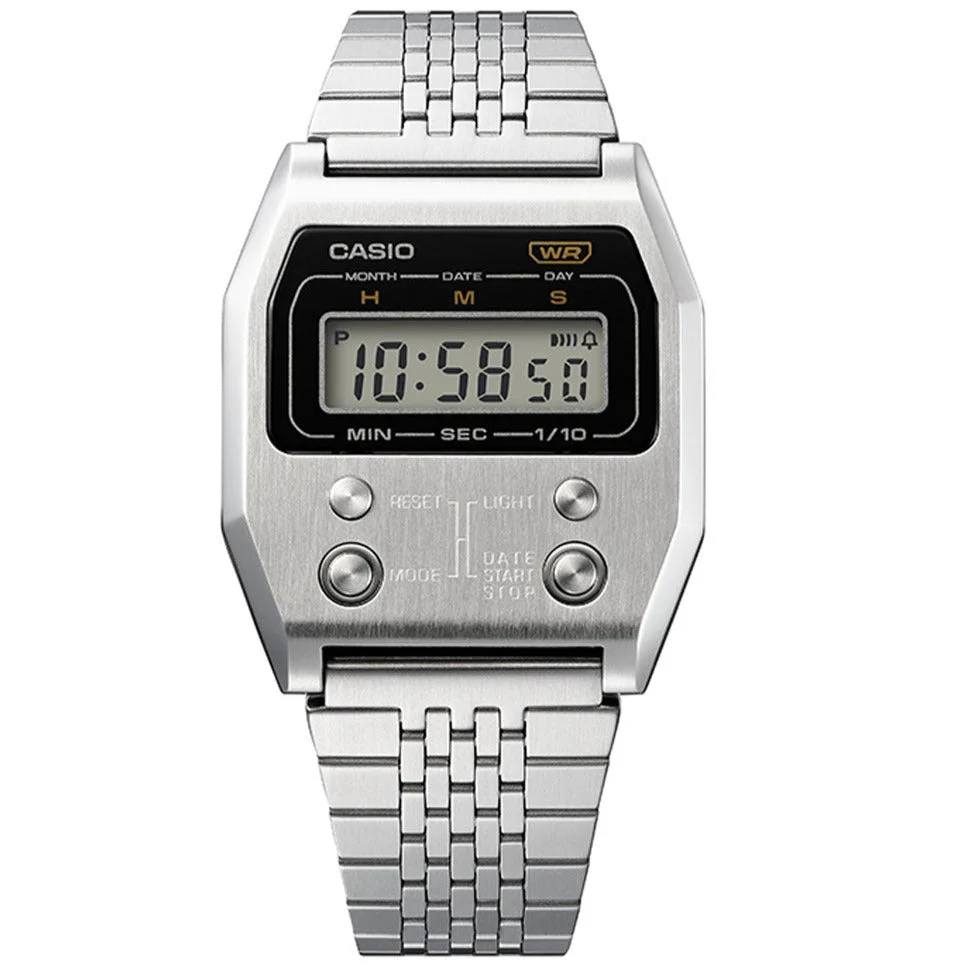 Casio Vintage Unisex Silver Watch