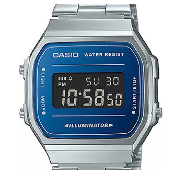 Casio Vintage Unisex Silver Watch - Image 2