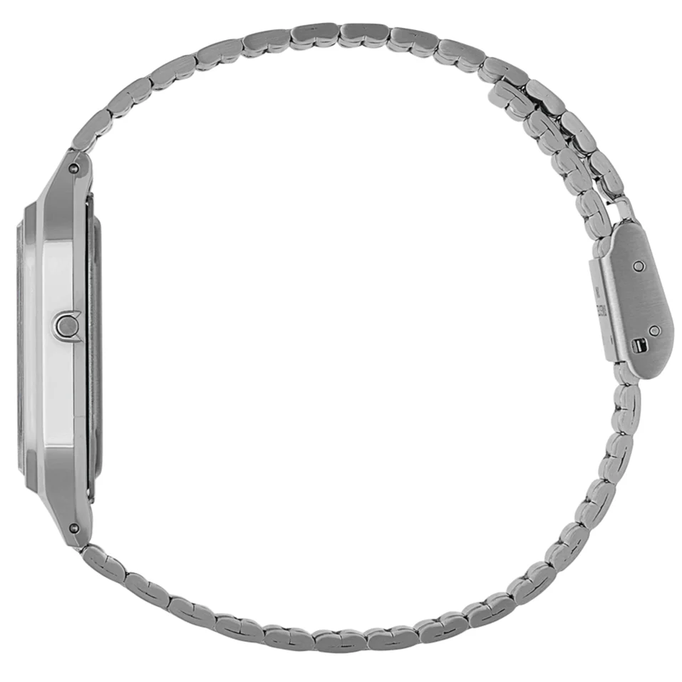 Casio Vintage Unisex Silver Watch - Image 4