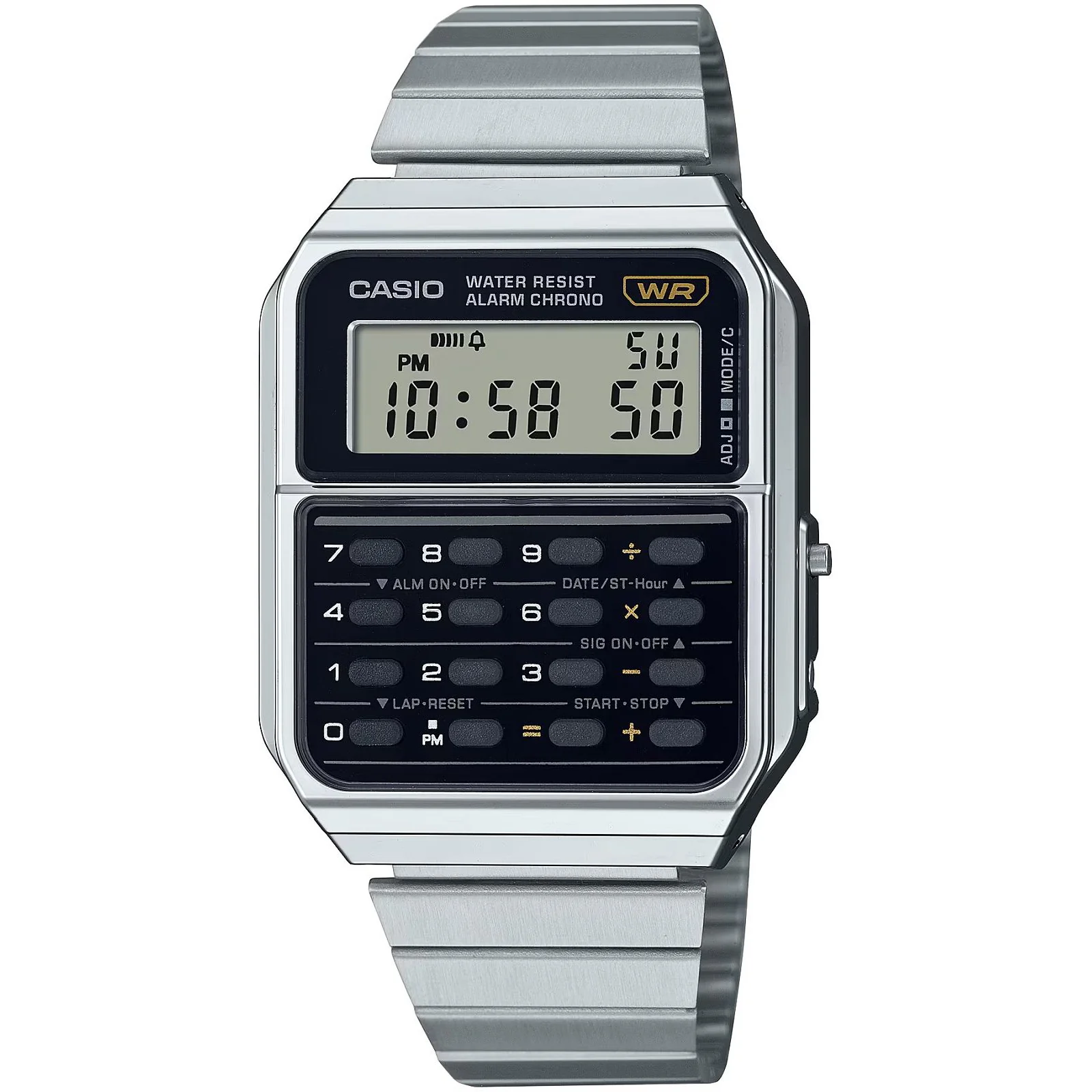 Casio Vintage Unisex Silver Watch
