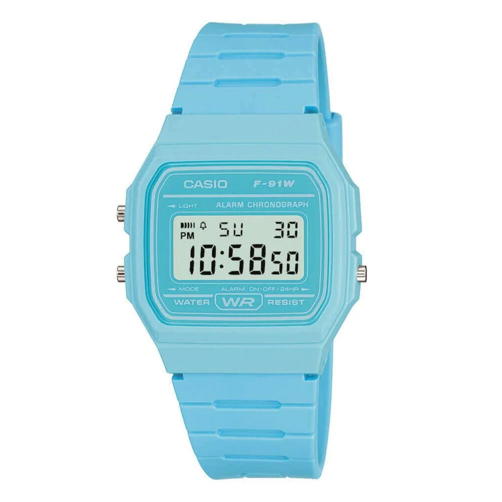 Casio Watch Classic Sports Digital Baby Blue