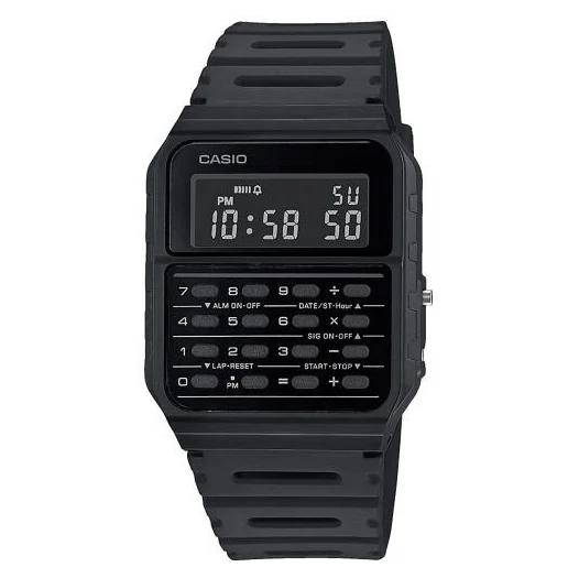 Casio Watch Data Bank Calculator Black