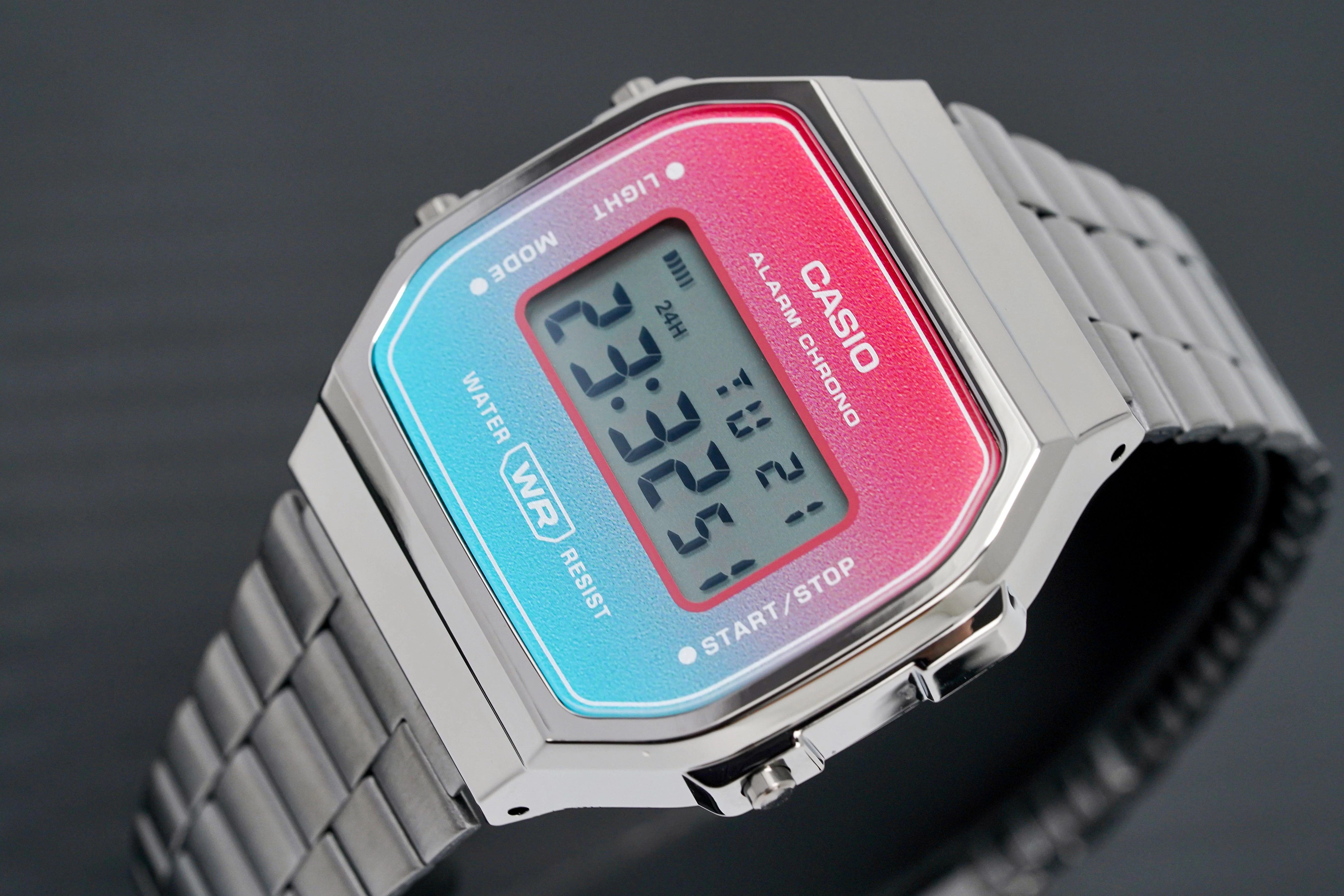 Casio Watch Digital Vintage Pink/Blue - Image 3