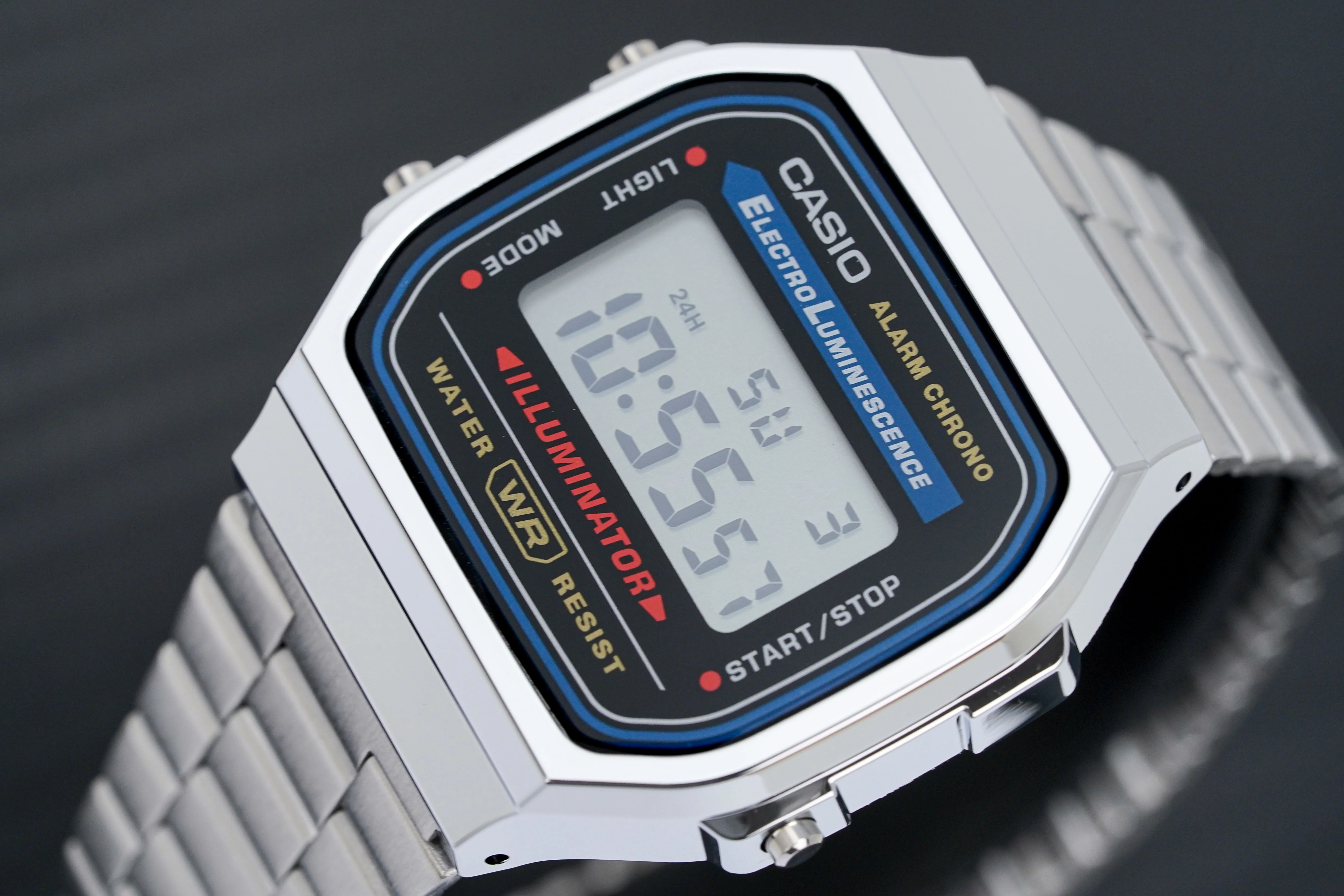 Casio Watch Digital Vintage Silver - Image 3