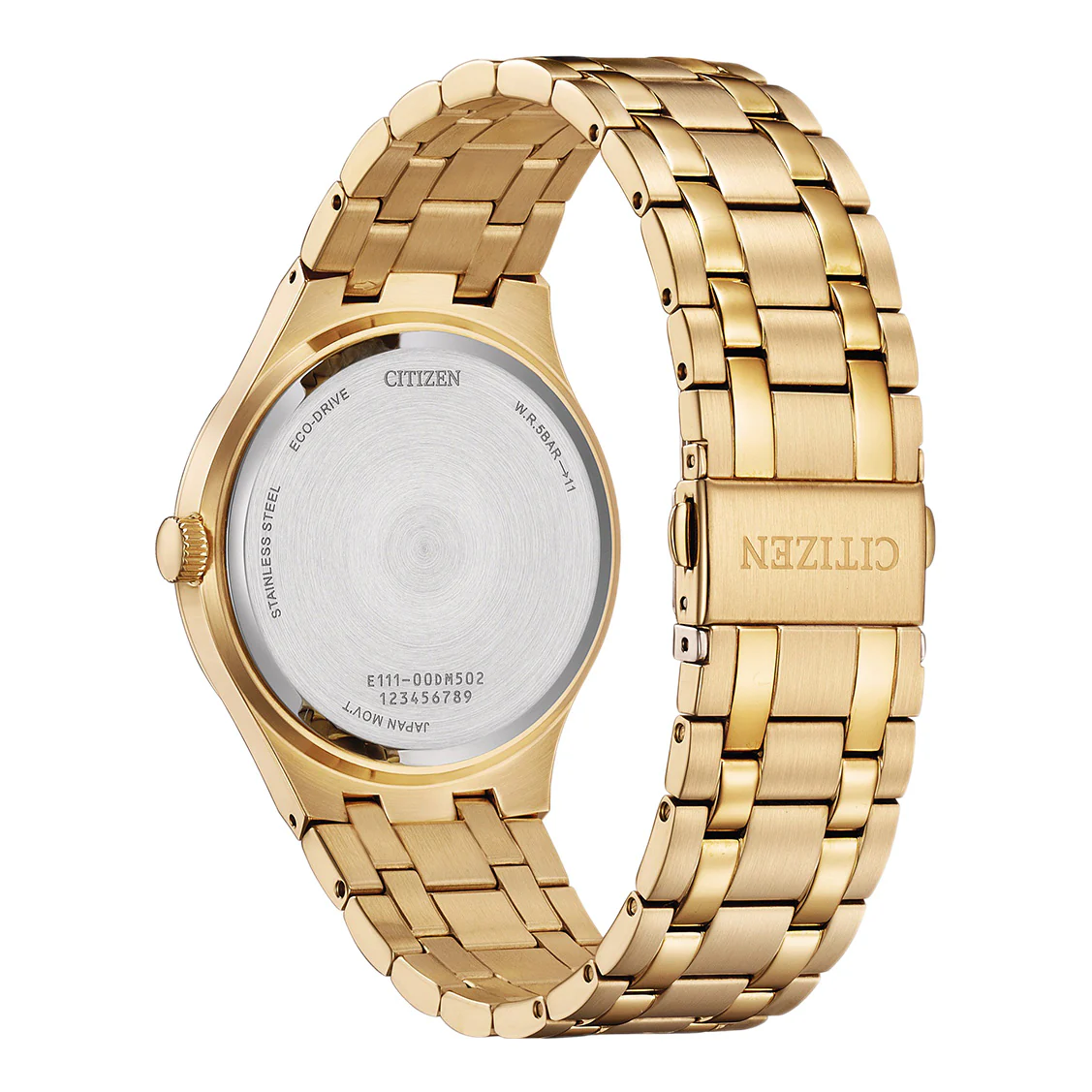 Citizen Men's 40mm Eco-Drive Gold Champagne Dress Watch - Image 3