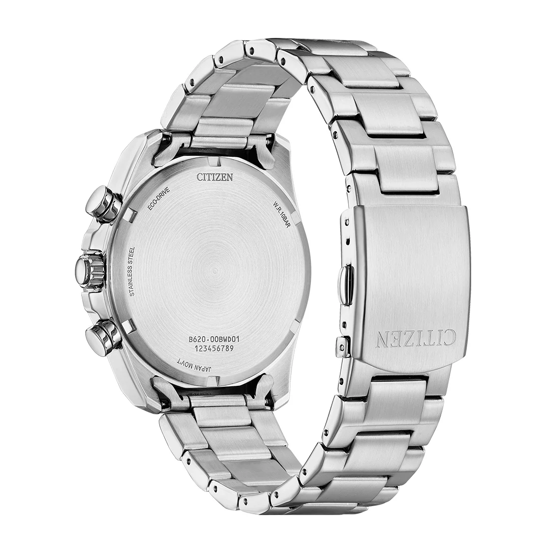 Citizen Men's 41mm Eco-Drive Chronograph Watch Black - Image 3