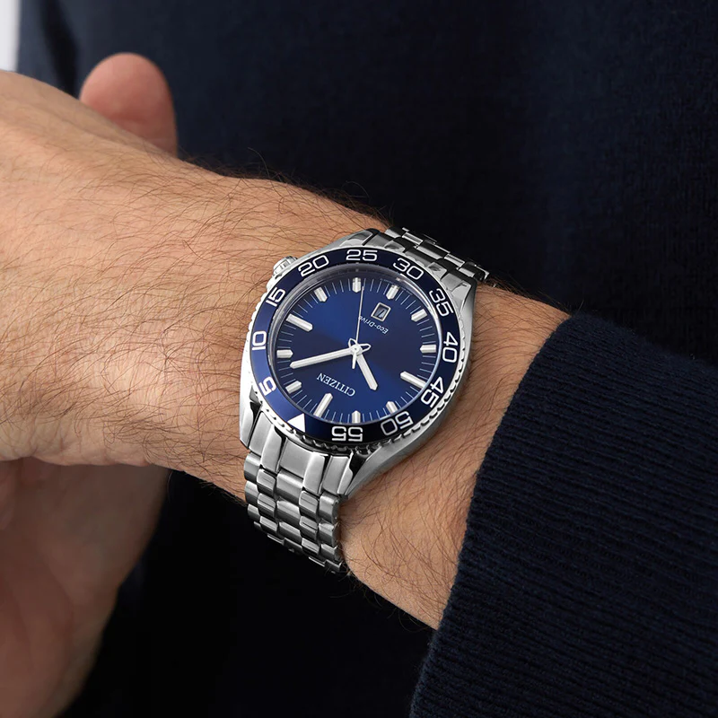 Citizen Men's 42mm Carson Eco-Drive Sport Watch Blue - Image 3