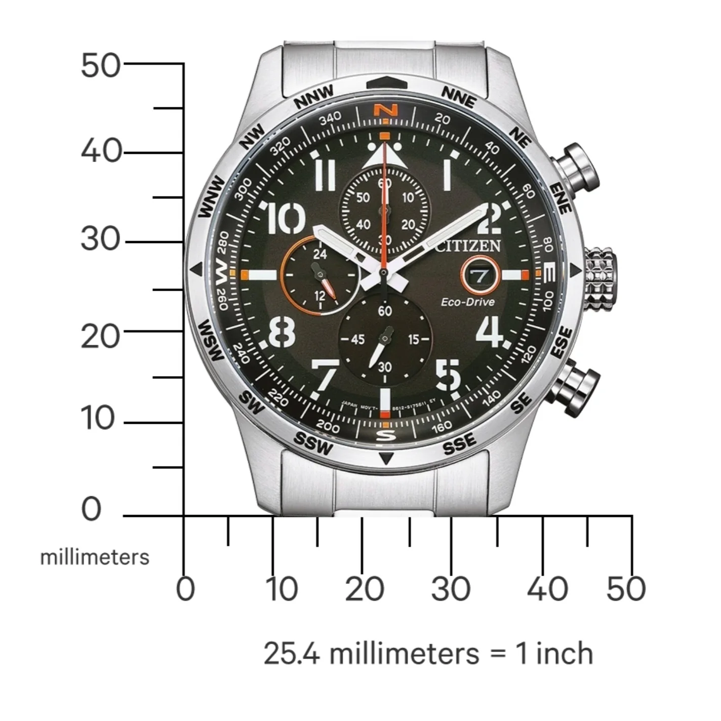 Citizen Men's 43mm Eco-Drive Chronograph Sport Watch - Image 4