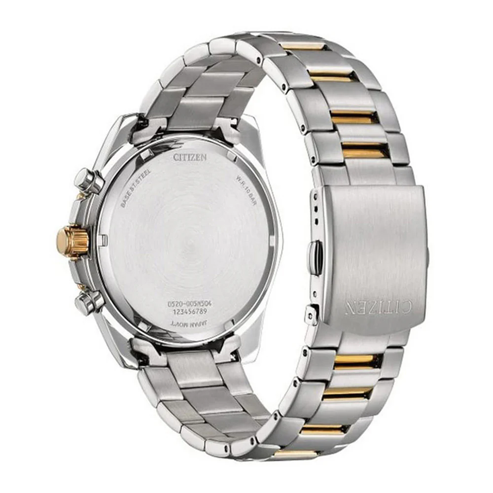 Citizen Men's 46mm Chronograph Sport Grey Watch - Image 3