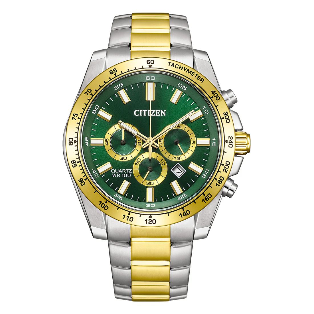 Citizen Men's Chronograph 44mm Green Dial Watch