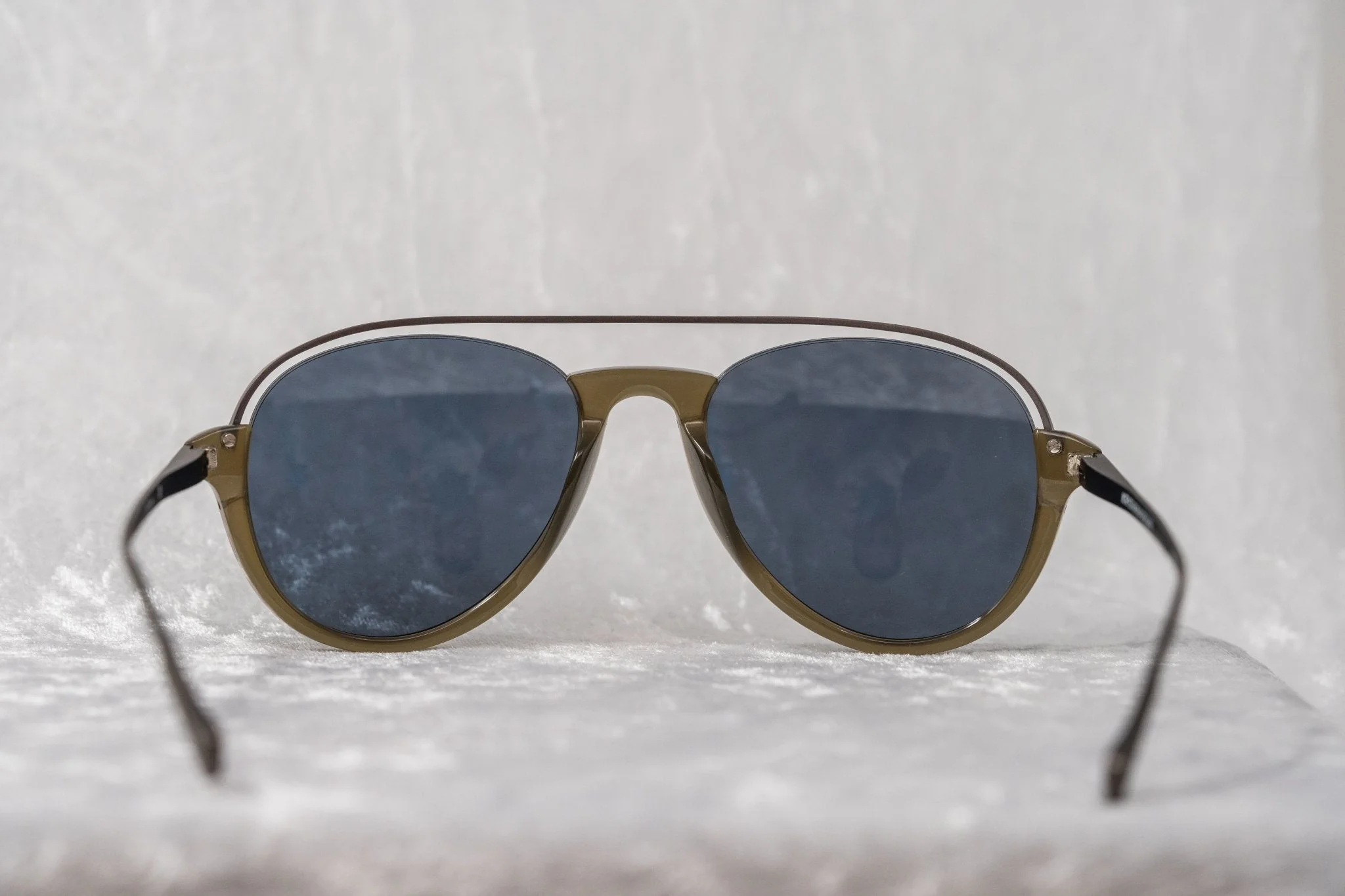 Kris Van Assche Sunglasses Khaki and Gold - Image 12