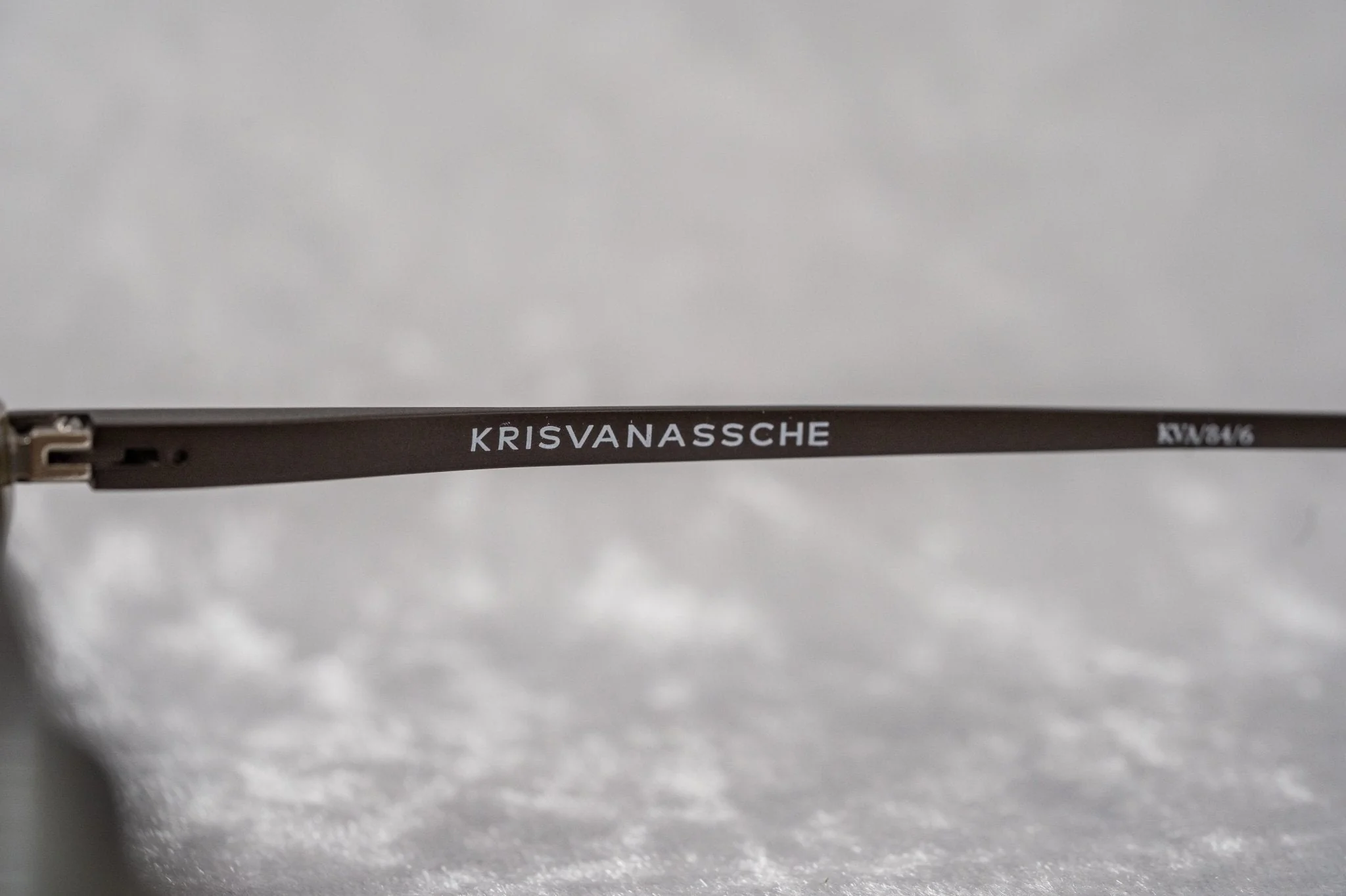 Kris Van Assche Sunglasses Khaki and Gold - Image 8