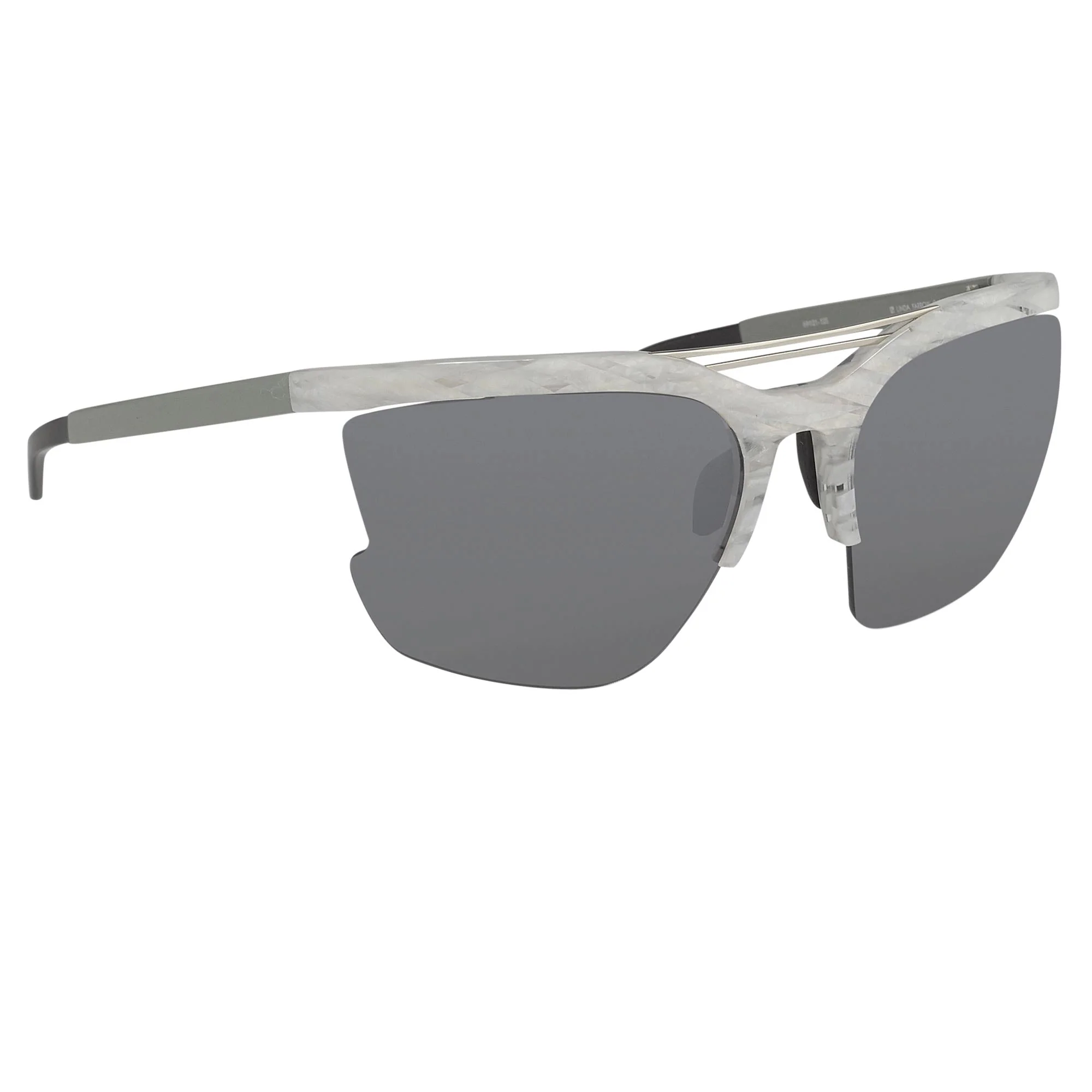 Prabal Gurung Sunglasses Special White Horn and Blue - Image 2
