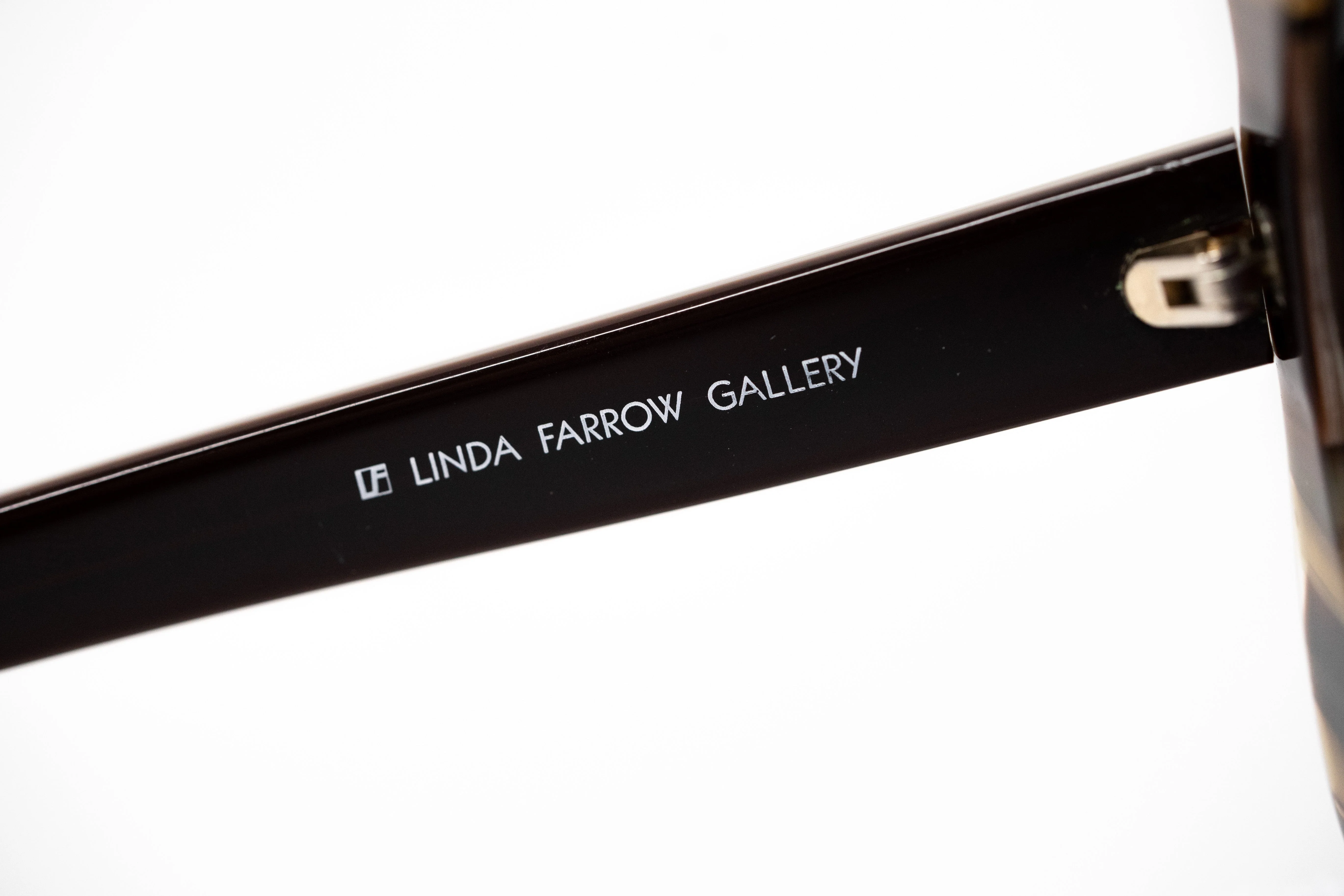 Prabal Gurung Sunglasses Square Dark Horn and Grey - Image 12