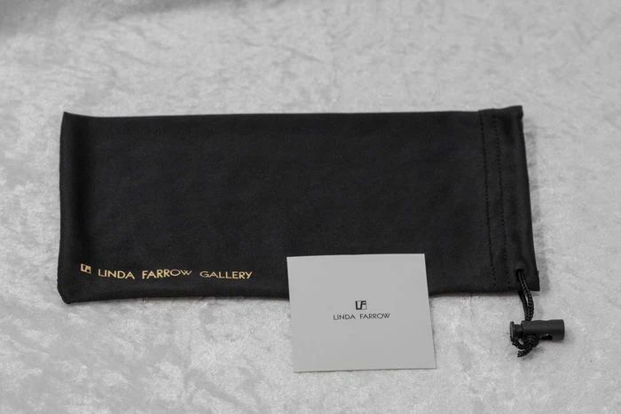 Prabal Gurung Sunglasses Square Dark Horn and Grey - Image 15