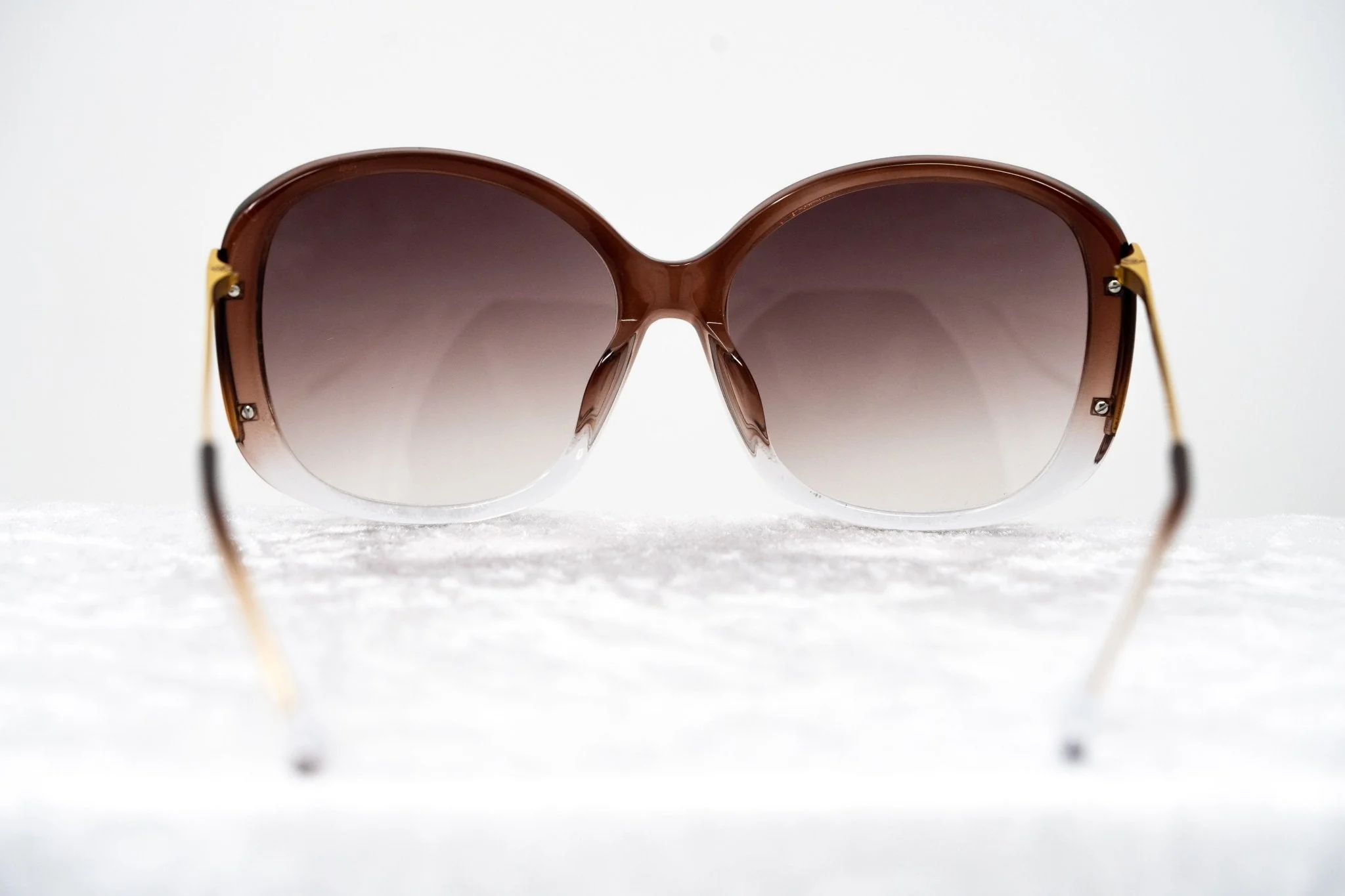 Prabal Gurung Sunglasses Oversized Maroon and Red Gradient - Image 6
