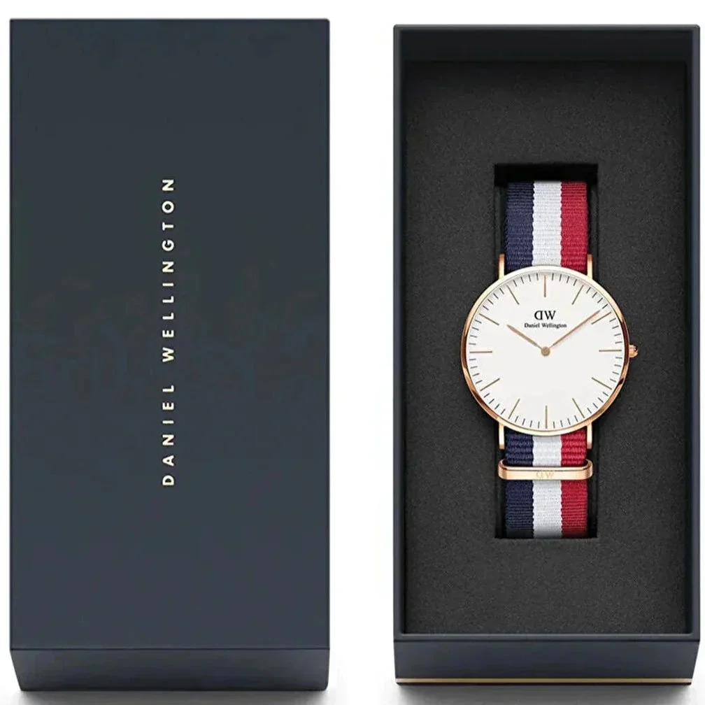 Daniel Wellington Classic Cambridge Unisex White Watch - Image 2