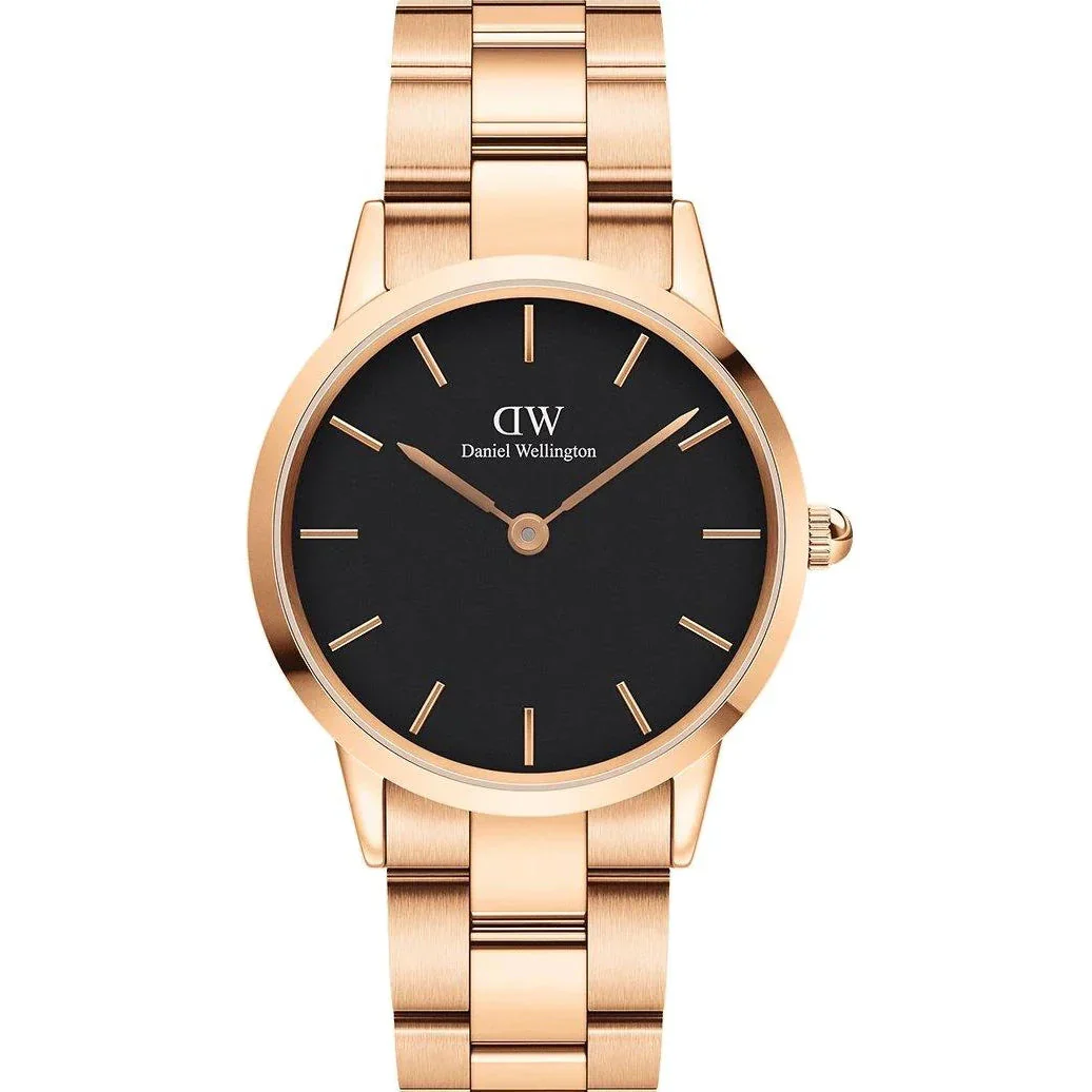 Daniel Wellington Iconic Link Ladies Rose Gold Watch