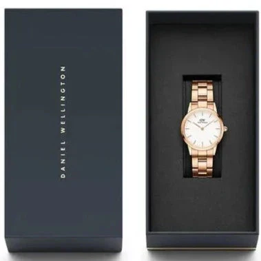 Daniel Wellington Iconic Link Ladies Rose Gold Watch - Image 4