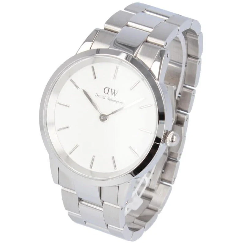 Daniel Wellington Iconic Link Men's Silver Watch - Image 3