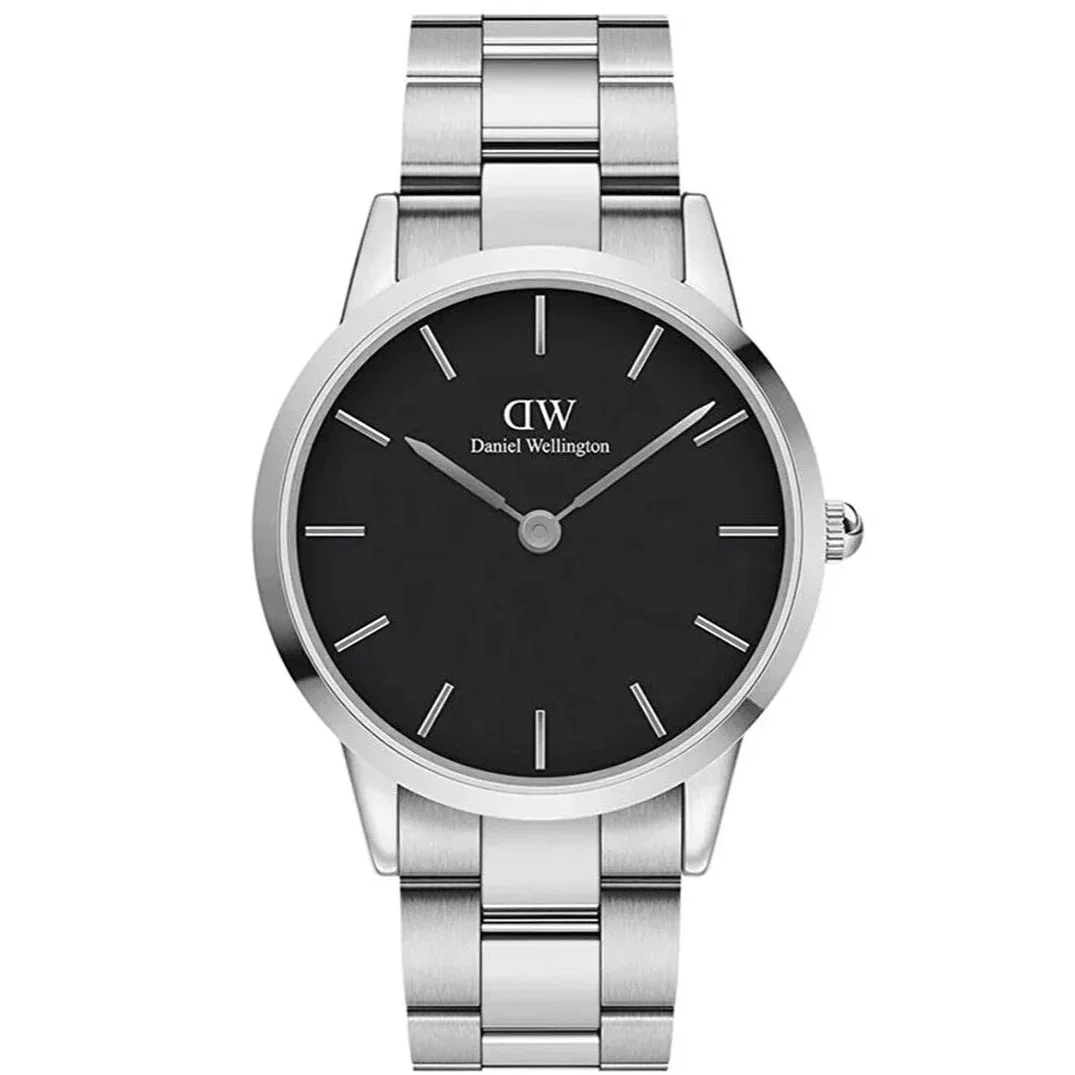 Daniel Wellington Iconic Link  Men's Silver Watch
