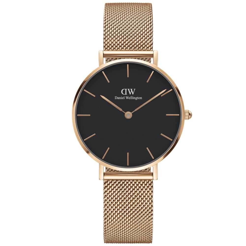 Daniel Wellington Ladies Rose Gold Petite Melrose Watch