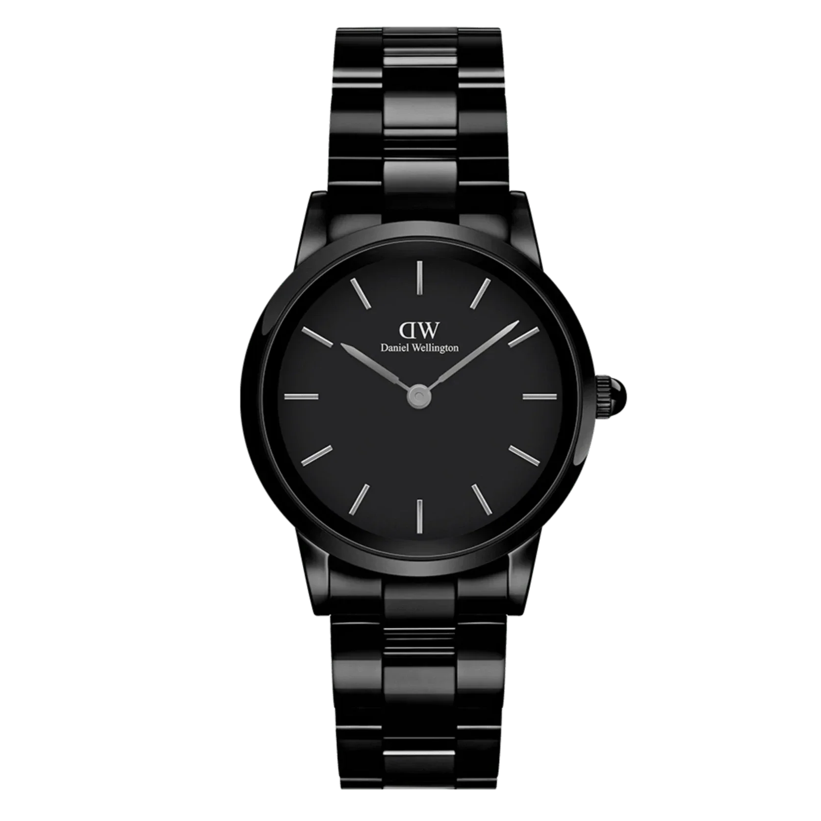 Daniel Wellington ladies Black Iconic Link Ceramic Watch