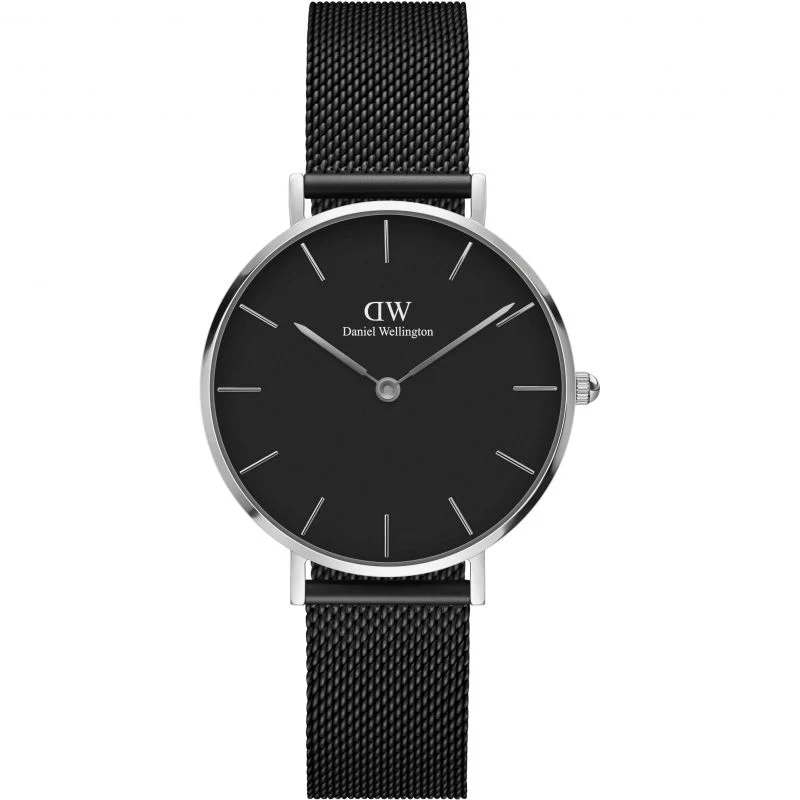 Daniel Wellington Petite Ashfield Ladies Silver Watch