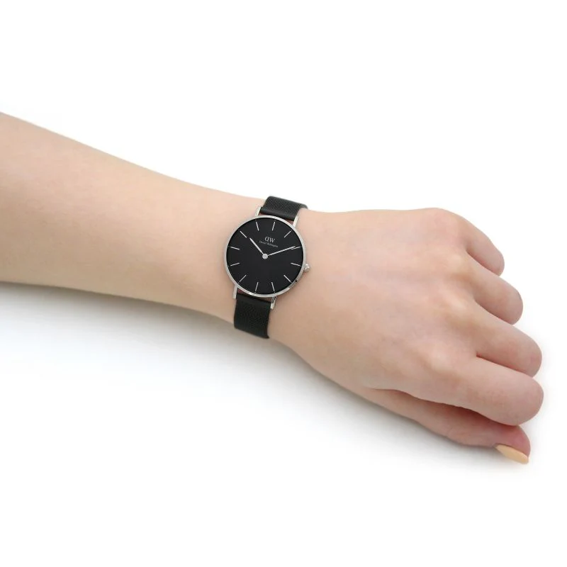 Daniel Wellington Petite Ashfield Ladies Silver Watch - Image 5