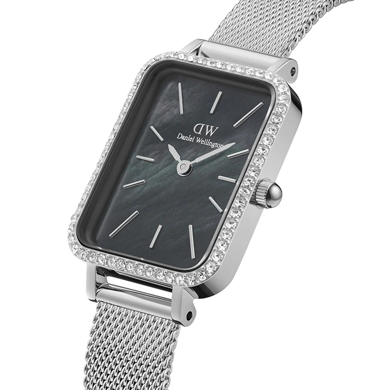 Daniel Wellington Quadro Ladies Black Watch - Image 2
