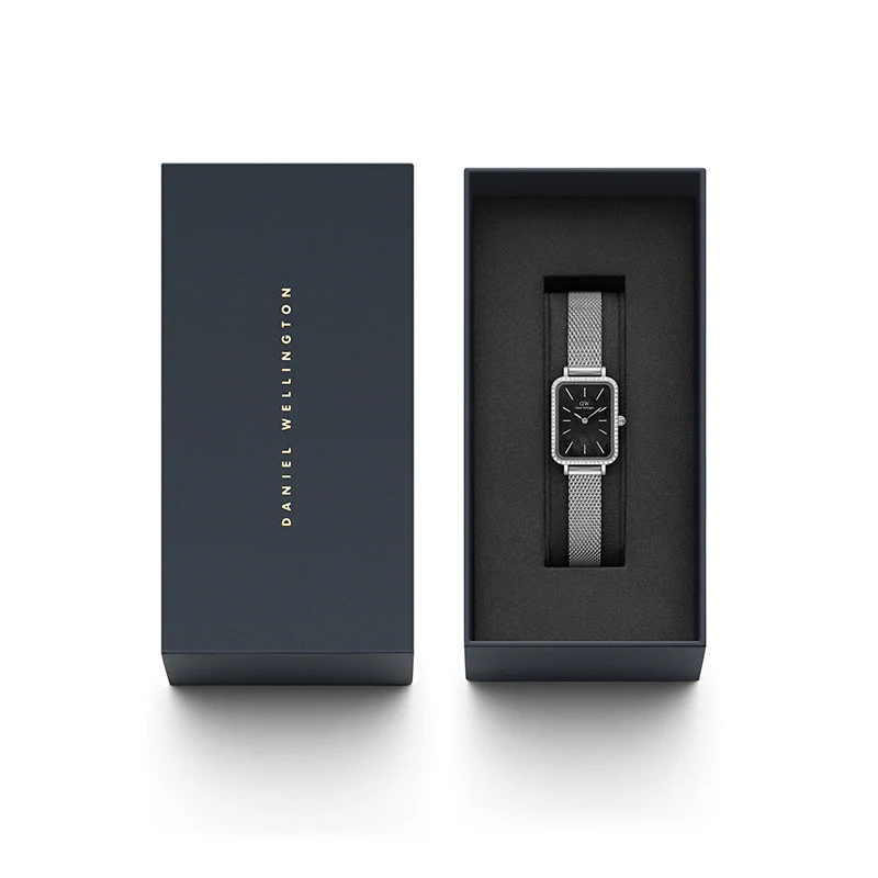 Daniel Wellington Quadro Ladies Black Watch - Image 3