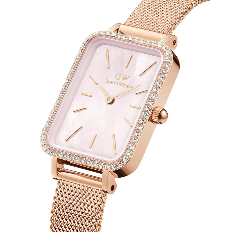 Daniel Wellington Quadro Ladies Pink Watch - Image 2