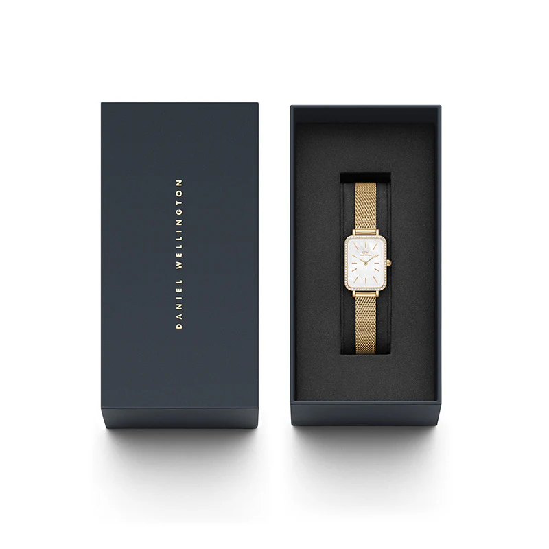 Daniel Wellington Quadro Ladies White Watch - Image 3