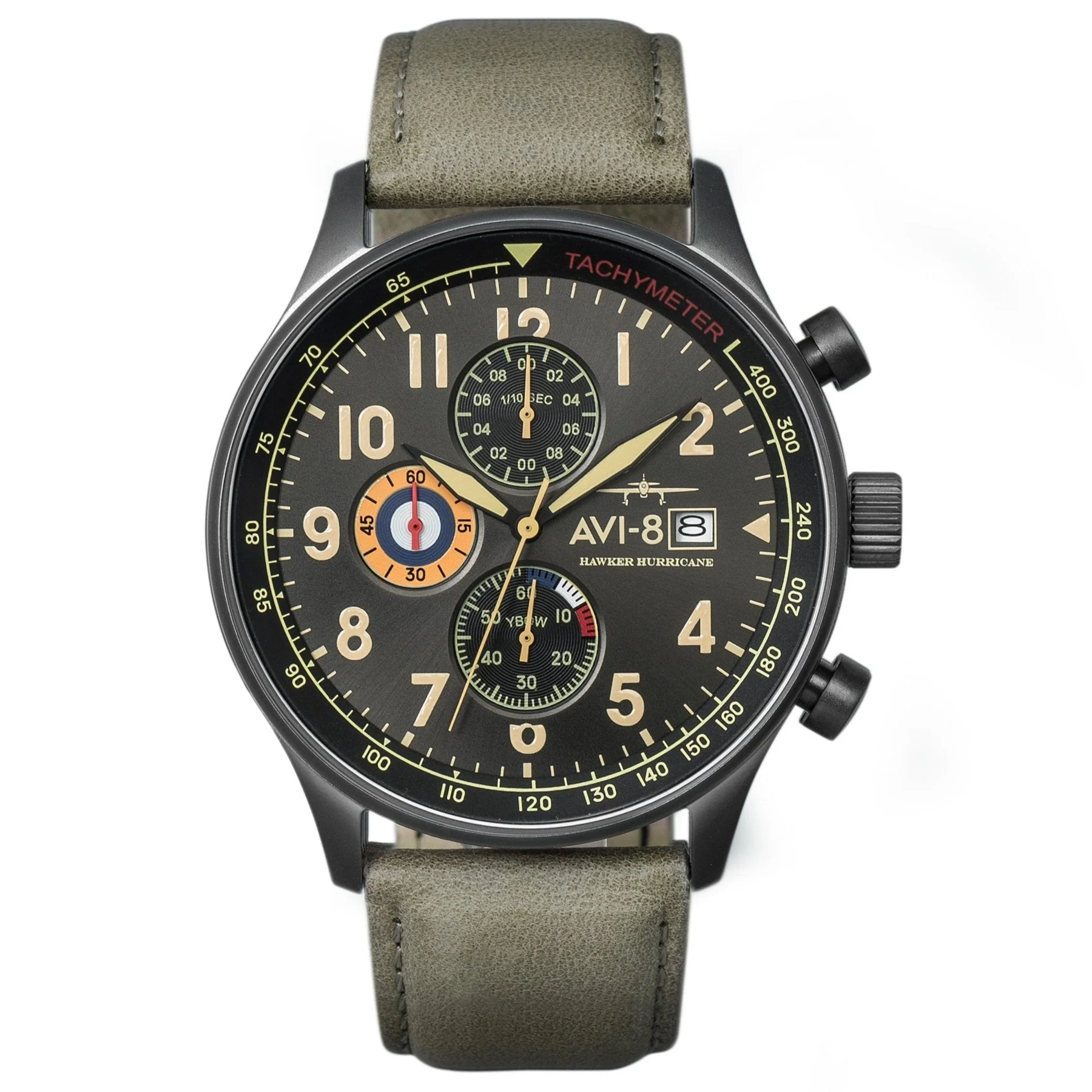 AVI-8 Dark Earth Hawker Hurricane Chronograph Watch