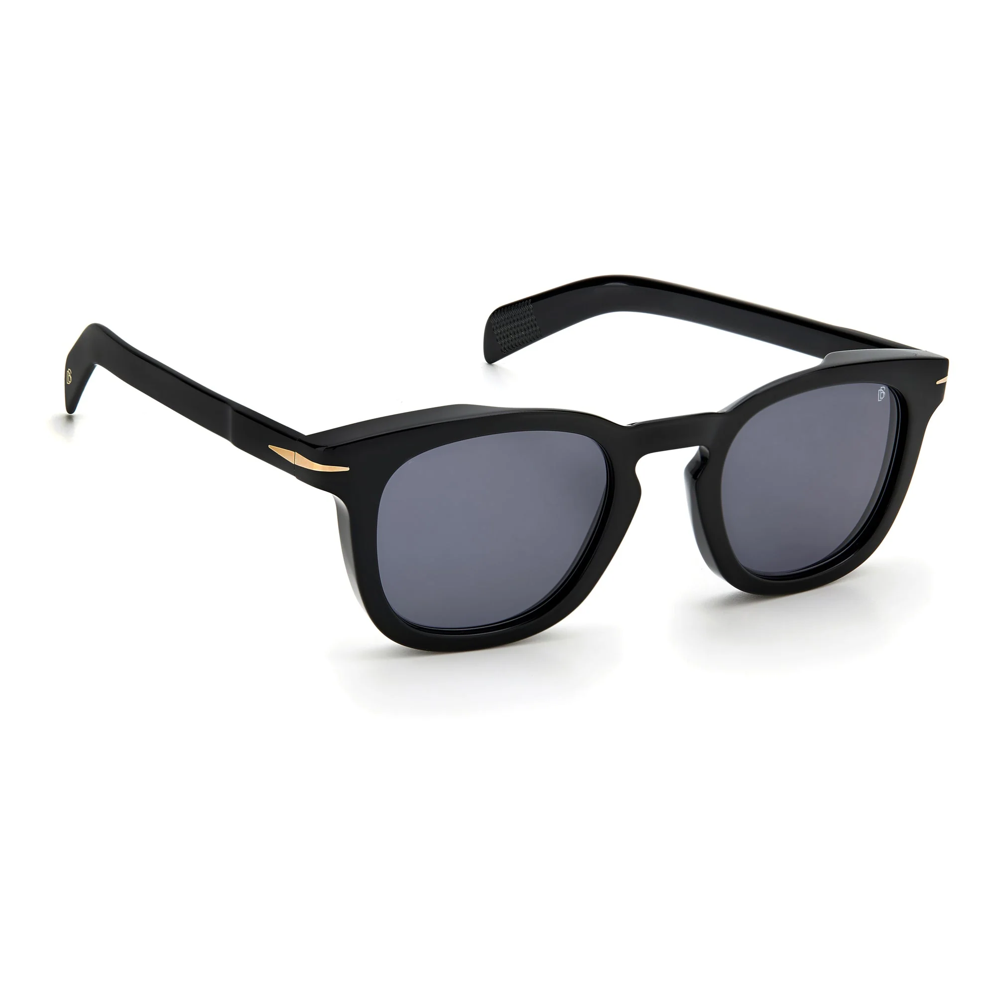 David Beckham DB 7030/S 2M2 49IR(DB41) Men's Black Gold - Image 2
