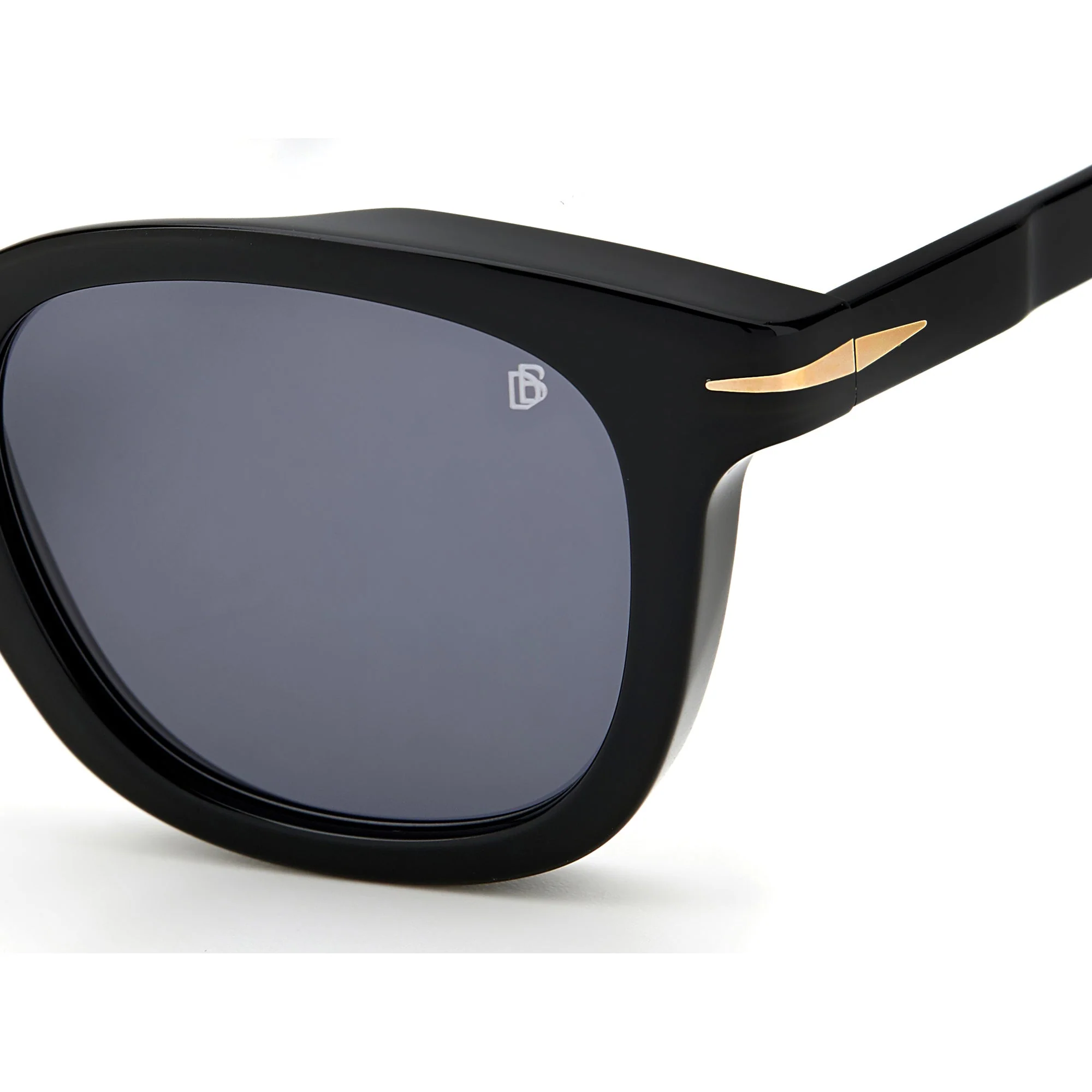 David Beckham DB 7030/S 2M2 49IR(DB41) Men's Black Gold - Image 4