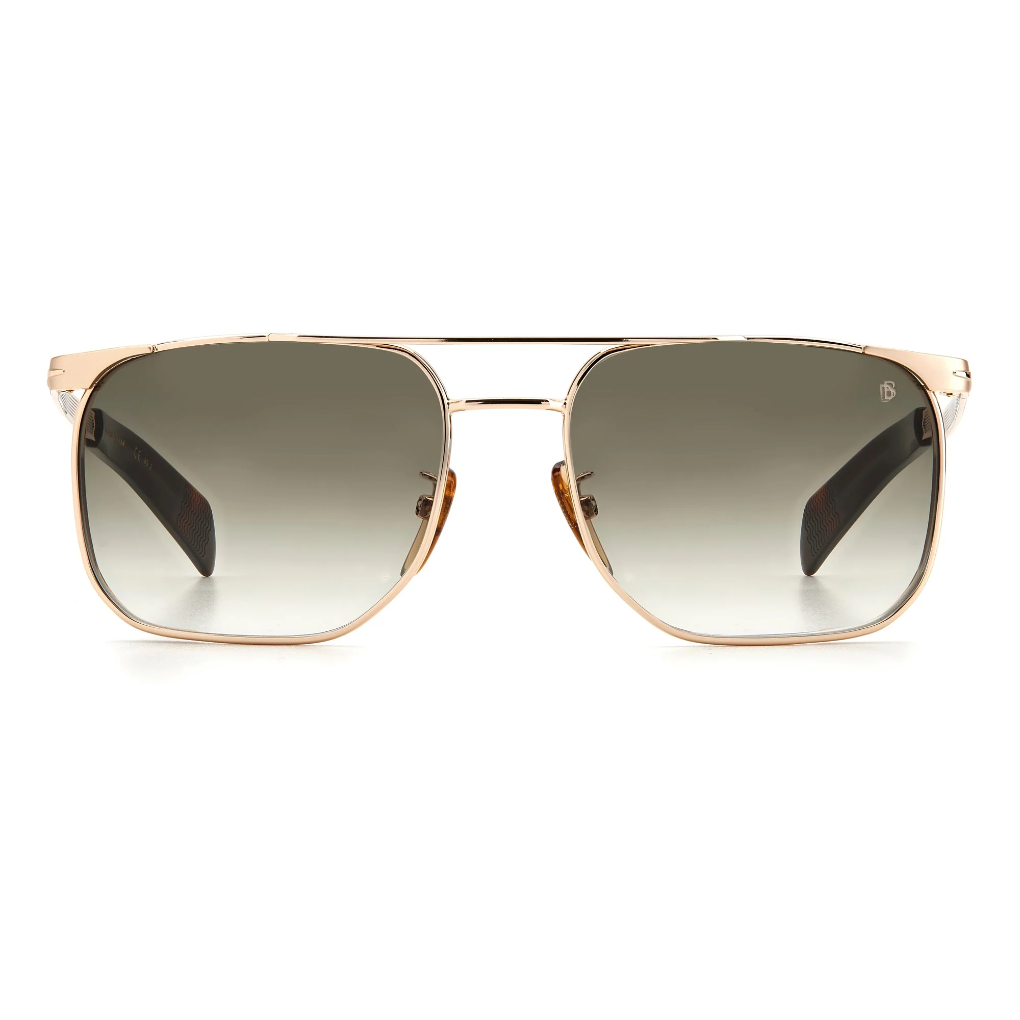 David Beckham DB 7048/S 06J 569K(DB23) Men's Gold Havana - Image 3