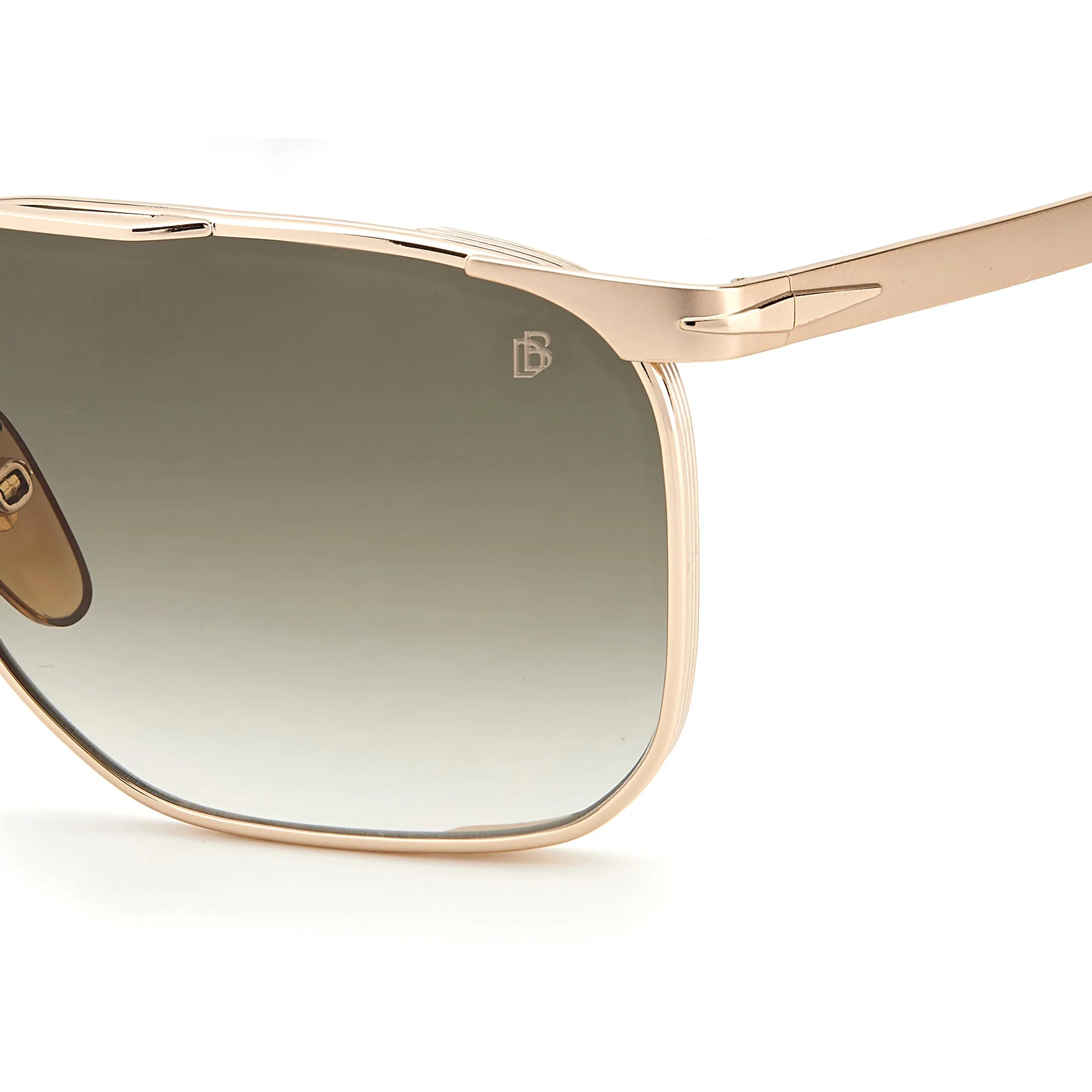 David Beckham DB 7048/S 06J 569K(DB23) Men's Gold Havana - Image 4