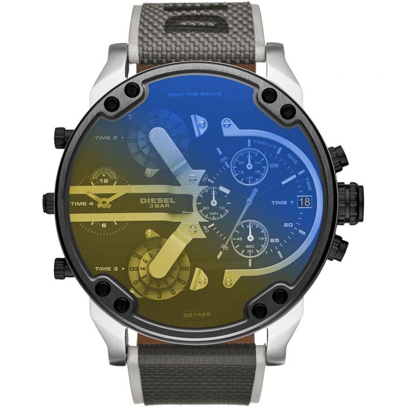 Diesel Men's Chronograph Mr Daddy 2.0 Black Watch