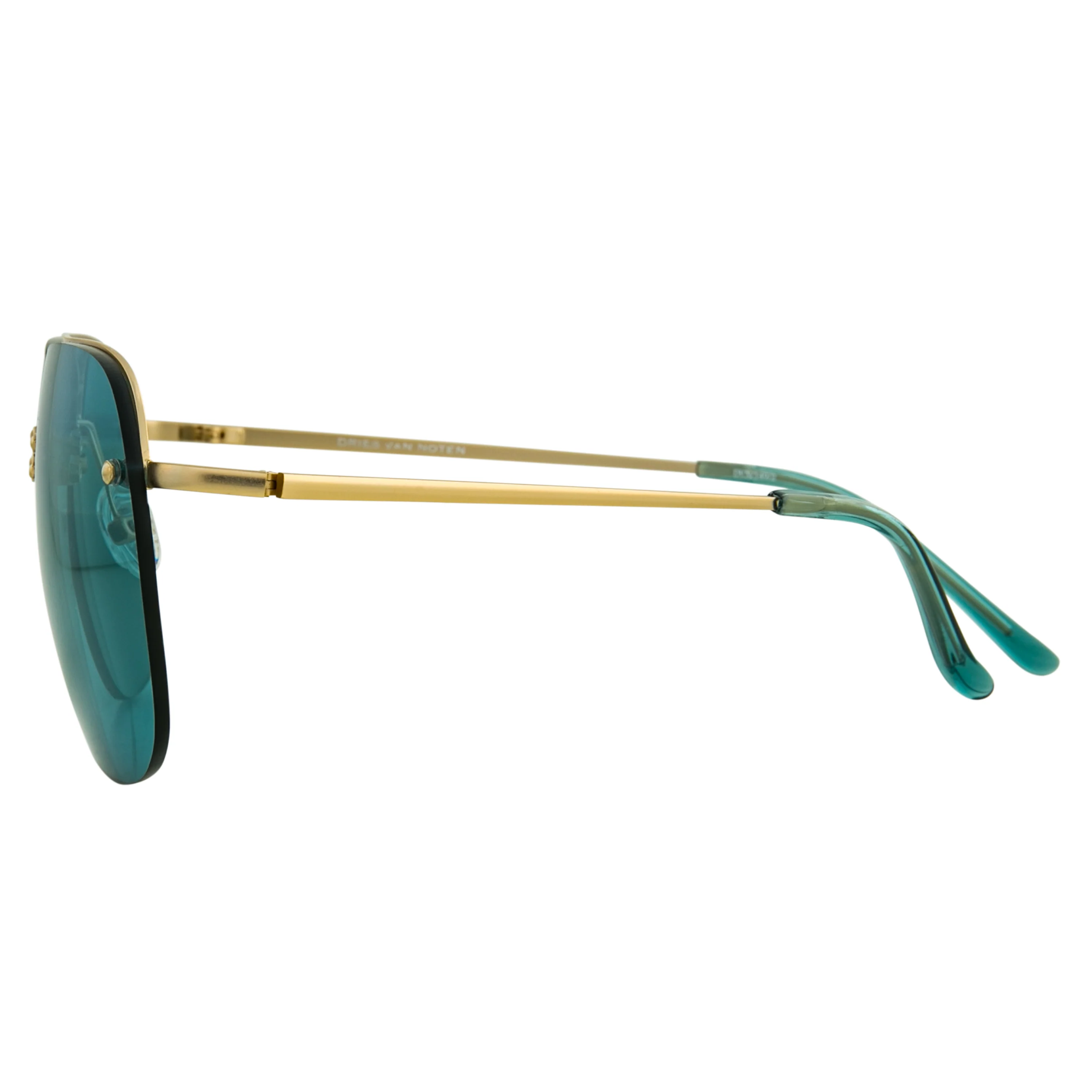 Dries Van Noten Ladies Aviator Blue Sunglasses - Image 3