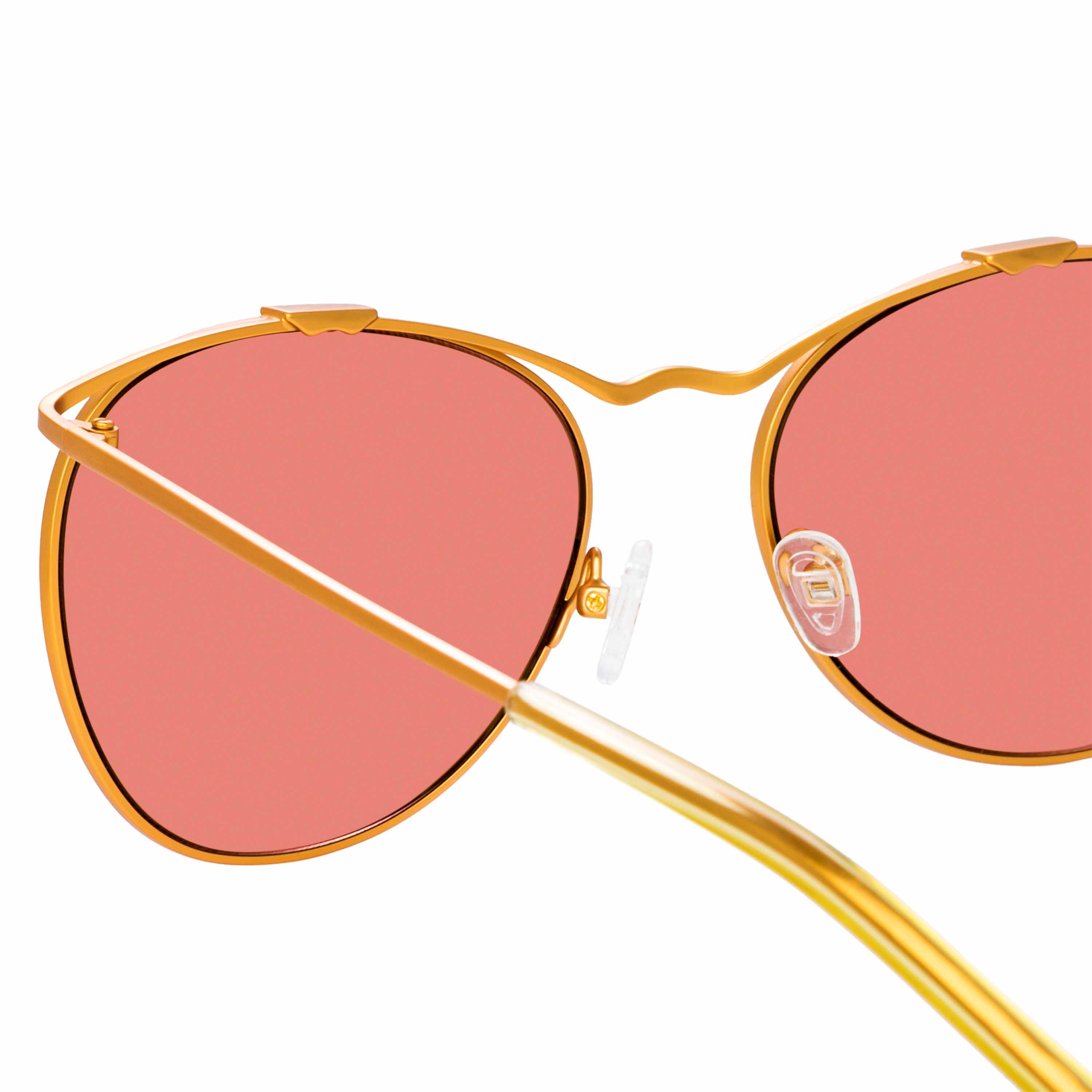 Dries Van Noten Ladies Cat Eye Red Sunglasses - Image 4