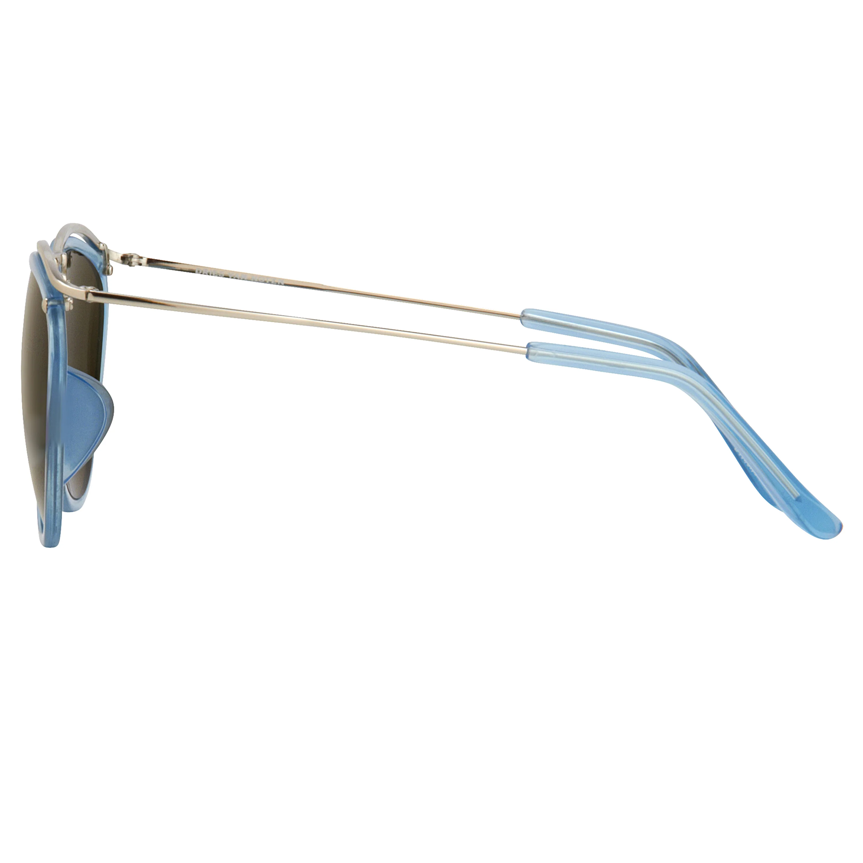 Dries Van Noten Ladies Round Brown Sunglasses - Image 3