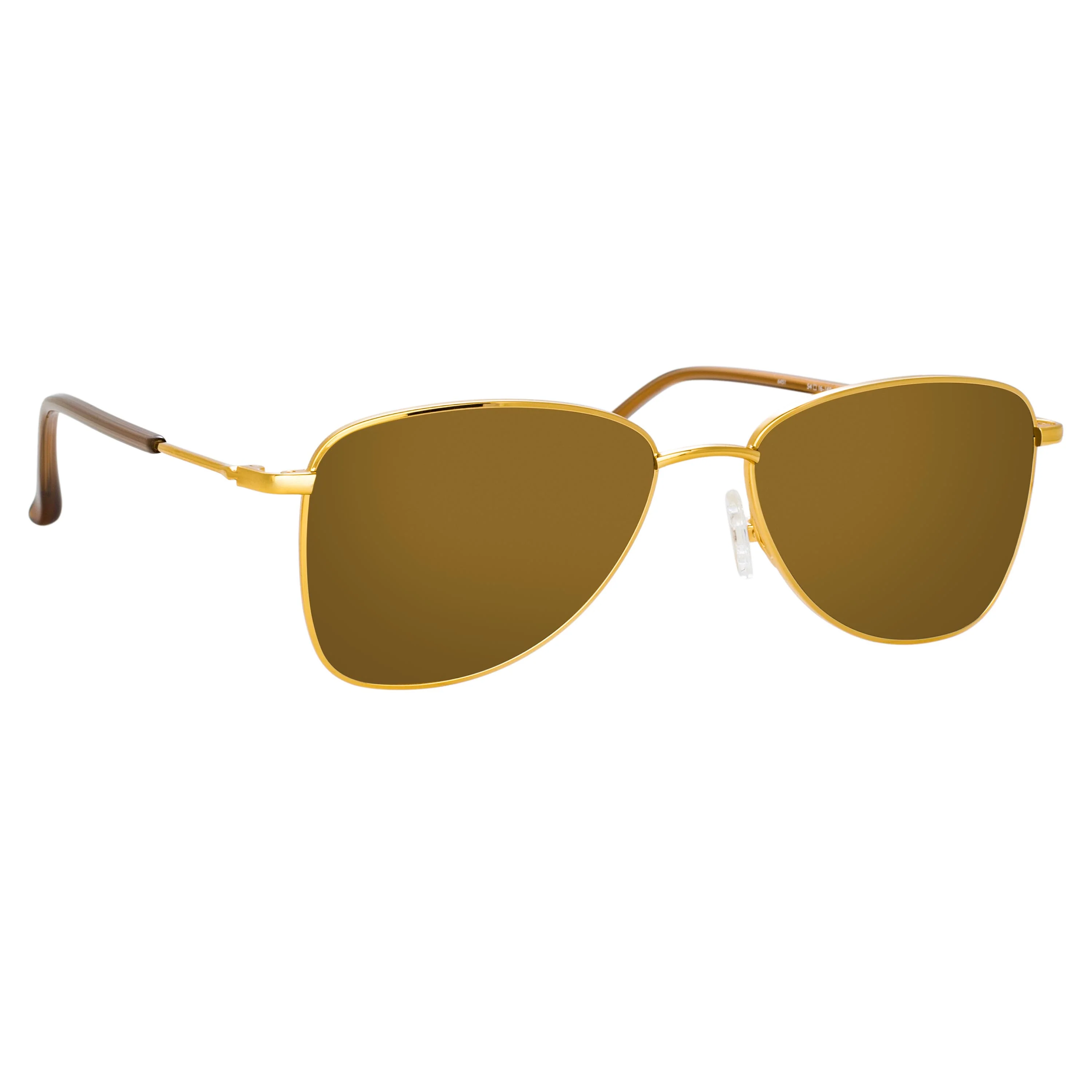 Dries Van Noten Men's Aviator Bronze Sunglasses